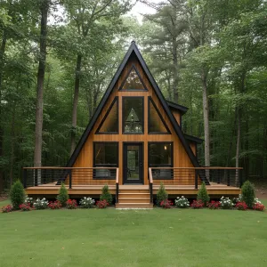 A-Frame Architectural Marvel with Nature Hug
