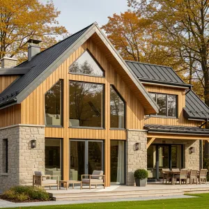 Warm Stone and Wood Haven