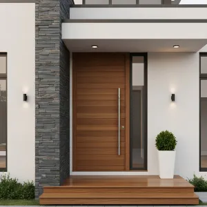 Preview of Warm Cedar Entry With Slate Spine