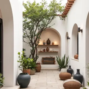 Serene Terra Cotta Pathway