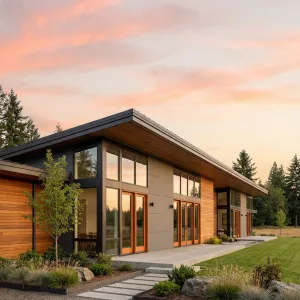 Sunset Ridge Cedar Glass Retreat