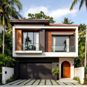 Tropical Chic: The House That Loves Palm Trees