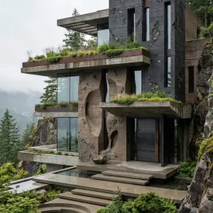 Cliffside Cavern Garden Residence
