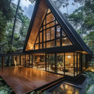 Triangular Hideaway in the Tropics
