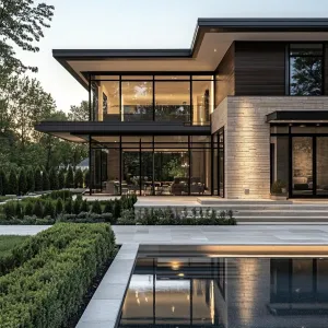 Zen Retreat with Glassy Glamour