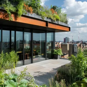 Urban Penthouse With Rooftop Garden