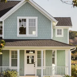 Mint Gable Shingle Porch Cottage