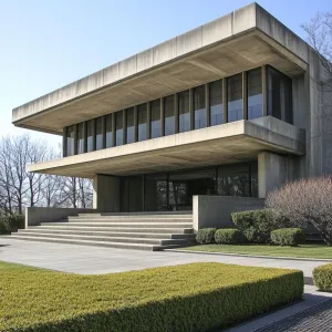 Concrete Fortress with a Boxy Flair
