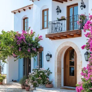 Blossom-Covered Coastal Delight