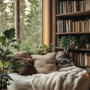 Cozy Mountain Retreat: Where Books and Nature Meet