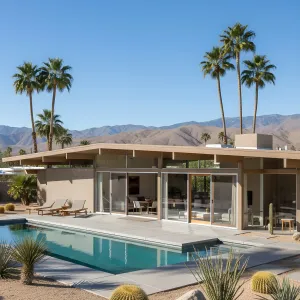 Sunlit Retro Haven in the Sands