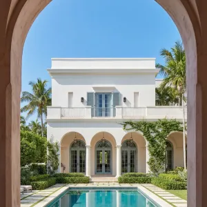 Azure Courtyard Arcades Beach Refuge