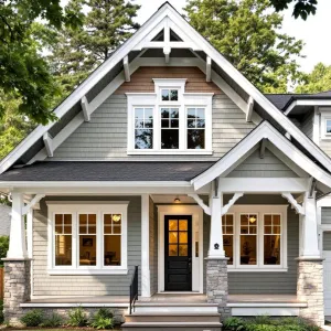 A Cozy Dwelling Where Shingles Meet Serenity