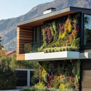 Vertical Green Walls With Integrated Irrigation