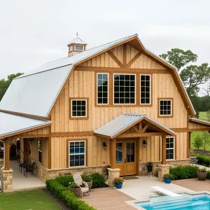 Barnyard Splash: Where Rustic Meets Poolside Fun