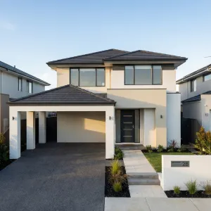 Suburban Pavilion Home And Open Carport