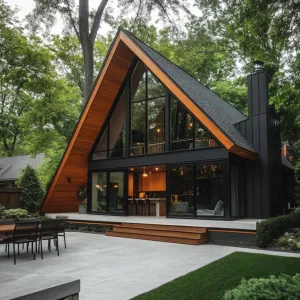 Angular Dreamscape: The Cozy Aesthetic Cabin