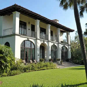 Tropical Grandeur: The Arched Oasis