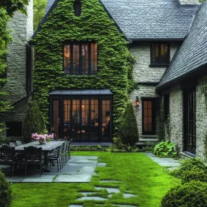 Verdant Tudor Paradise: A Modern Twist