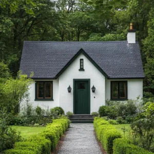 Whimsical Haven with Emerald Accent