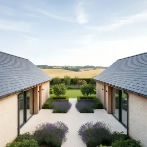Lavender Lane: A Duo of Delightful Dwellings