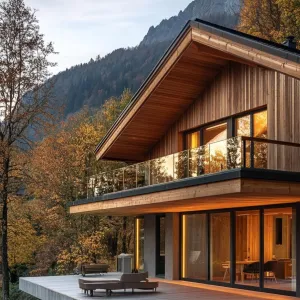 Glass-walled Chalet With Panoramic Views