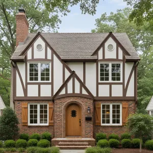 Storybook Brick-and-Beam Cottage