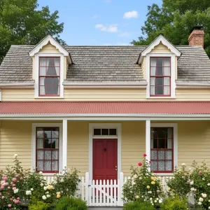 Sunlit Dormers Colonial Charm