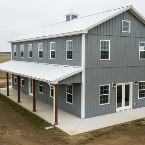 Gray Barn Oasis: A Modern Rancher’s Delight