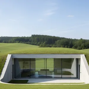 Grass-Cloaked Retreat: The Lawn Lounge