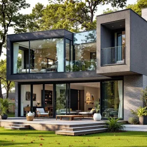 Reflective Retreat Among the Treetops