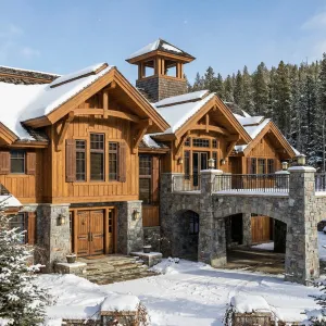 Cedarstone Winter Hall With Lifted Bridge