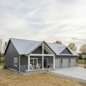 Gantry Gables Barn With Trimmed Bays