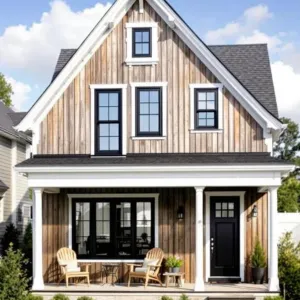 A-Frame Cozy Corner with Porch Charm