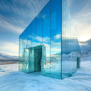 Ice Cube Palace: A Reflective Wonder