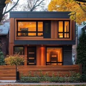 Timber Clad Marvel: The Cozy Modern Cube