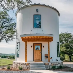 Roundabout Retreat: Charming Silo Home