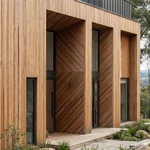 Diagonal Cedar Gallery Hideout