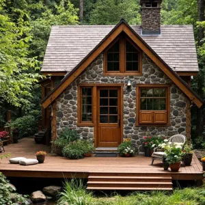Stone Cottage with a Streamside Smile