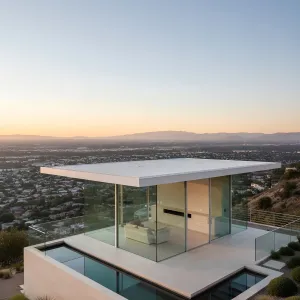 Cliffside Halo Glass Pavilion