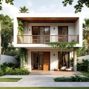 Boxy Hideaway in a Leafy Kingdom