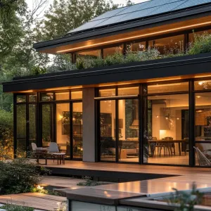 Elegant Eco Abode With A Green Roof
