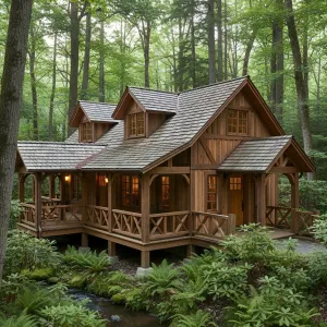 A Timber Tango in Woodland Paradise
