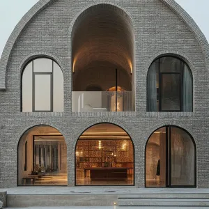 Curved Elegance in Brick