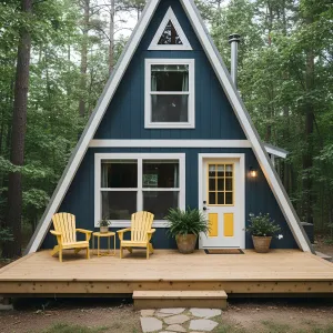 A-Frame Charm with a Splash of Sunshine