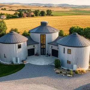 Silo House Symphony: Where Rustic Meets Futuristic