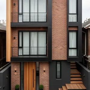 Urban Brick Bliss: The Compact Living Dream