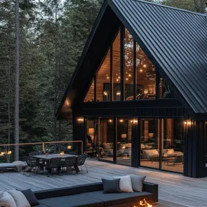 Luxury A-Frame Sizzles Amidst Pines
