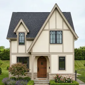 Storybook Gable Garden Gate Cottage