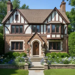 Oak-Trim Tudor With Bay Grace